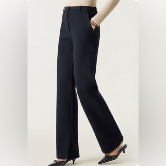 Ogl Black Wide-Leg Trousers